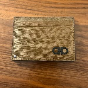 SALVATORE FERRAGAMO cardholder. Never Used.